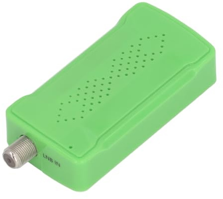 Walfront Satelliten-Suchgerät, BT03 Hochleistungs-Demodulator und Decoder, DC5V2A Power-Satelliten-Suchgerät für Parabolantennen, Multi-Standard-Demodulator-Decoder mit VCM