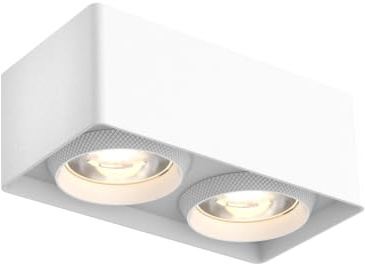 FOOC 18W Aufbauspot Weiß Integriertes LED Aufbaustrahler für Wohnzimmer Warmweiß Aufputz Spots 1660LM, Aluminium Deckenspot 3000K Deckenstrahler Moderne Aufbauleuchte Schlafzimmer Flur Küche Rechteck