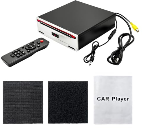 Lettore CD per auto, lettore CD/DVD universale con porta USB | telecomando, lettore esterno per laptop, PC
