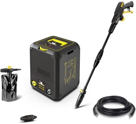 Michelin Idropulitrice MPX19CLH ad Alta Pressione, Compatta, per Auto ed Esterni Casa, Pressione max. 150 bar, Portata max. 460 l/h, Potenza Assorbita 1900 W