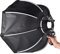Topiky KS65 Portable Photography Lighting Soft Box Diffuser,Professional 65cm Folding Flashlight Speedlite Softbox with Storage Bag for Camera Flash Light Speed Lights
