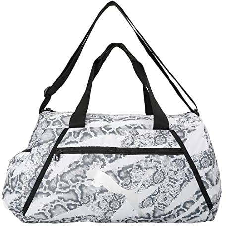 PUMA Damen AT ESS barrel bag Sporttasche, White-Untamed, OSFA