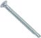 AERZETIX - C44708 - Lot de 100 - Vis à tôle autoperceuses Ø4.8x60mm à tête fraisée - DIN 7504 P - à empreinte PH/cruciforme - en acier zingué - bardage tôle ossature métallique - couleur argent