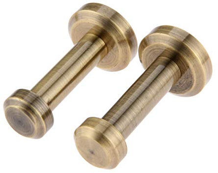 Mgoodoo 2pcs Wall-Mount Robe Coat Hook,Towel Hook,Heavy Duty Clothes Hanger Brushed Brass for Bathroom Lavatory Closets-Brushed Bronze