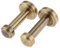 Mgoodoo 2pcs Wall-Mount Robe Coat Hook,Towel Hook,Heavy Duty Clothes Hanger Brushed Brass for Bathroom Lavatory Closets-Brushed Bronze