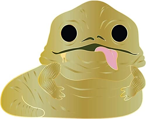 Loungefly Funko POP! Enamel Pin: Jabba The Hut The Hutt Mit Chase - 1 In 12 Chance You May Find The Chase - Star Wars Emaille-Nadeln - Niedliche Brosche Zum Sammeln - Für Rucksäcke & Taschen