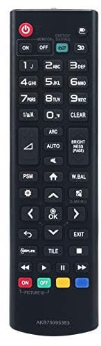 AKB75095383 Ersatz Fernbedienung - VINABTY AKB 75095383 Fernbedienung für LG Digital Signage Monitor 43SM5D 49SE3KE-B Remote Controller