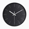 DIYZON 30 cm Runde Wanduhr, Modern Geräuschlos Kein Ticken, Batteriebetrieben Quarzwerk Wanduhr, Leicht zu Lesen, Dekoration für Schlafzimmer, Küche, Schule, Büro