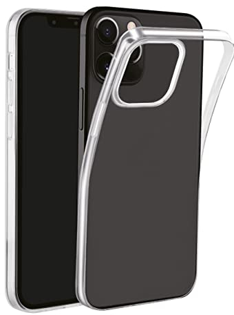 VIVANCO Super Slim Backcover Apple iPhone 13 Pro Transparent Induktives Laden SSCVVIPH2021PT