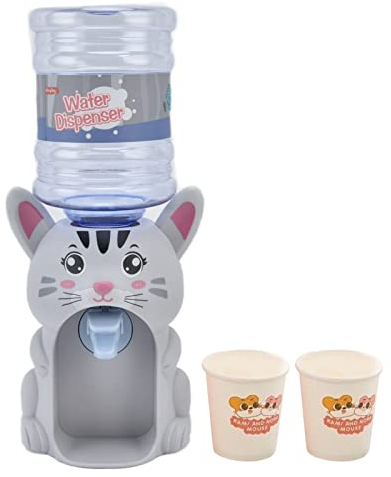 Mini dispensador de Agua, Lindo dispensador de Fuente de Agua Potable en Miniatura para casa de Juegos, máquina de Agua de Animales, Fuente de Agua para niños, Cocina(02)