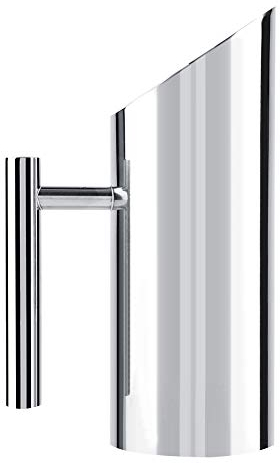 pot a eau inox 1l, Carafe à en acier inoxydable avec garde-glace Grand Pichet De Pot Eau Acier Inoxydable pichet boire froid outil de service pour la maison et l'hôtel (1L) Outil Portion d'Hôtel Ser