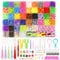 DICLLY Loom Bänder Set 4000+ Stück 40 Farben - DIY Gummibänder Kit,Elastisches Loombänder,Armband Basteln Set mit Zubehör,Kinder Bastelset,Weihnachten Geschenk für Jungs & Mädchen