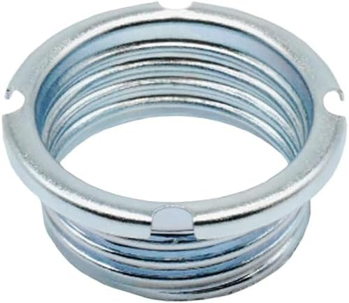 Gewindering 20,8 x 2 für Lampenfassungen G9, GY6,35, GU4, GU5,3 Metall verzinkt ø 27x11 Schraubring