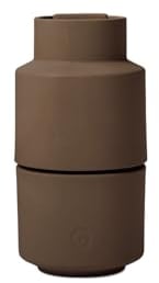 Crushgrind Billund Gewürzmühle mit Keramikmahlwerk Braun | Salz und Peffermühle mit verstellbarem Mahlgrad für grobes Salz | Kräutermühle aus hochwertigen, nachhaltigen Materialien (All Spice)