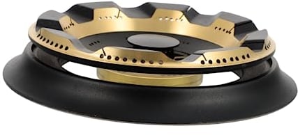 IMIKEYA gasherd Brenner Wok-Untersetzer Gasringreduzierer daran Arbeiten gasbrenner rost energiesparende Gashaube Topfdeckel Halterung Kochfeld aus Gusseisen Gasherde