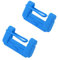 Msagkah 2PCS Silikonhülle für Auto-Sicherheitsgurtschnalle, 2PCS Schutzhülle für Auto-Sicherheitsclip (Blau)