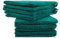 kidparadise Gants de Toilette 14 x 22 cm - Coton - Lot de 10 Gants (Vert x 10)