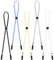 Molain 5 Stück Verstellbare Hutbandclips, Elastische Hüte Abnehmbares Kinnband, Winddichte Hutschnurclips Anti-Verlust-Mützenbandclips für Golfen Bootfahren Angeln Hut Outdoor(mehrfarbig 2)