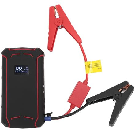 Autobatterie-Starthilfe, 600 A, 12 V, Starthilfe-Akku, Dual-USB, 12000 MAh, Powerbank, Lithium-Batterie, Booster, Starthilfe-Pack für 4,0 L Benzin- und 2,5 L Dieselmotoren