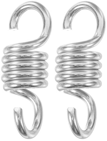BESPORTBLE Ressorts De Suspension Galvanisés 3.74 Pouces pour Balancelle Et Chaise Suspendue Accessoires De Fixation Solides Lot De 2 Installation Rapide Et Polyvalente