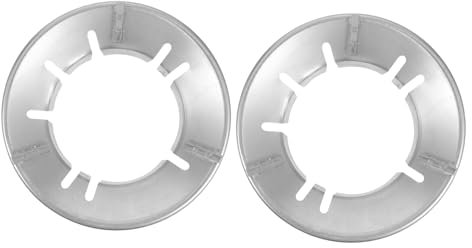 Hemobllo 2Pezzi Wok Antiscivolo Ghisa Slot per Gas Design Resistente per Wok