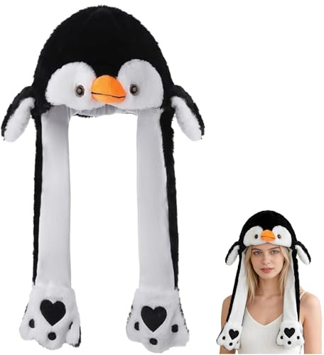 YeahBoom Beweglicher Ohr-Kaninchen-Hut,Hasen Mütze,Plüsch Bunny Ohren,Hasen Mütze mit Beweglichen Ohren,Lustiger Hut für Erwachsene Kinder,für Weihnachtsfeier Fasching,Cosplay