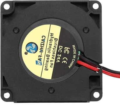 sourcing map 1 paquete de ventilador de refrigeración sin escobillas de 24 V CC 40 x 40 x 10 mm, CZ 4010G con rodamiento de fluido, carcasa de PC, ventilador de refrigeración sin escobillas CC