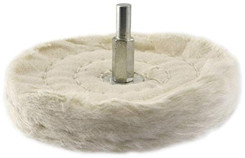 100mm 4 Soft Polishing Buffing Mop Cleaning Wheel Bench Grinder TE315