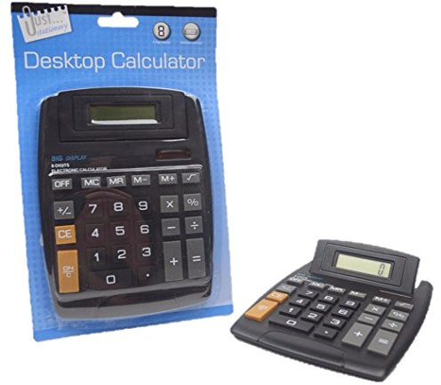 Jumbo Desktop Calculator 8 Digit Large Button School Home Office Battery Solar
