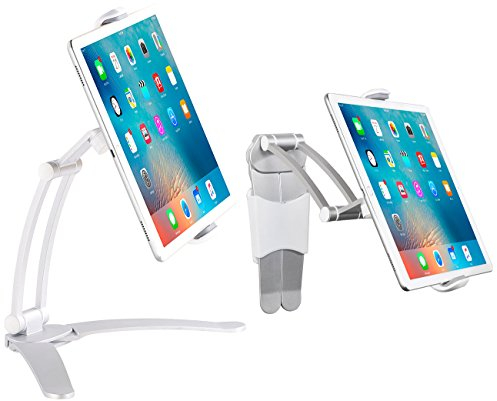 Callstel iPad Halterung: Tisch-Ständer und Wand-Halter kompatibel mit iPads und Tablet-PCs bis 12,9 Zoll (Tablet Halterung Tisch, iPad Halterung Tisch, Samsung Galaxy)