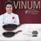San Ignacio VINUM Set Pfannen VINUM-Ø20/24 cm, ergonomischer Soft-Touch-Griff speziell Gas und Vitro und Set aus 4 Küchenmesser, geschmiedetes Aluminium