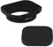 Haoge LH-E52T 52mm Metall Rechteckig Einschrauben Sonnenblende Gegenlichtblende mit Kappe für 52mm Canon Nikon Leica Leitz Zeiss Voigtländer Fujifilm Kamera Objektiv mit 52mm Filtergewinde Schwarz