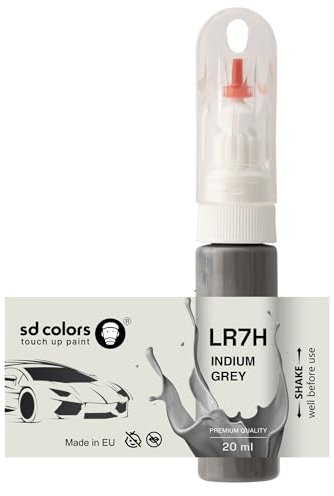 SD COLORS Indiumgrau LR7H H2 X3 Lackstift 20 ML Pinsel zur Reparatur von Kratzern