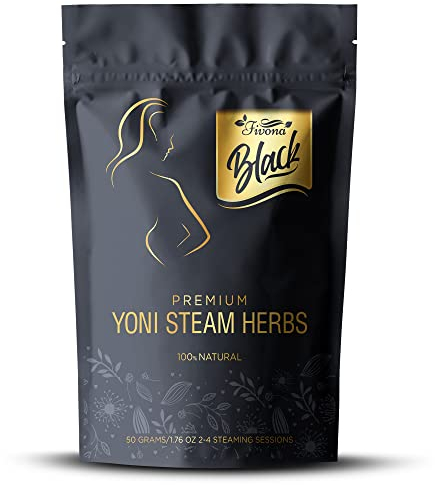 Fivona Black Yoni Dampfkräuter, natürlich, feminin, V-Spa für Detox, Reinigung, Geruch und pH-Balance