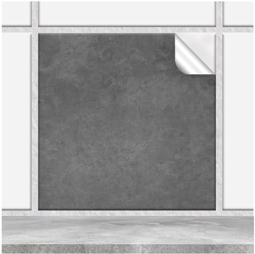 FoLIESEN - Fliesenaufkleber 15x15 cm | Deko-Aufkleber für Küche & Bad | Fliesen-Folie zum Aufkleben | Beton, .:200 Stück