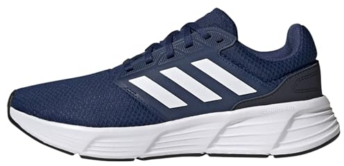 adidas Galaxy 6 Shoes, Zapatillas Hombre, Tech Indigo/Cloud White/Legend Ink, 45 1/3 EU
