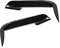 Auto Frontstoßstange Spoiler, 2 Stück Auto Nebelscheinwerfer Abdeckung Frontstoßstange Lüftungsblende ABS Stoßstange Winglet Ersatz für 3er F30 F31 F3 320i 328i M Sport(Glänzend schwarz)