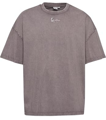 Karl Kani Herren KM234-057-1 KK Small Signature Heavy Jersey Washed Boxy Tee