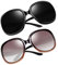 Joopin Übergroße Sonnenbrille Damen Polarisierte Braun Klassisch Große Sonnenbrille Schwarz Elegant Modern UV400 für Fahren und Reisen (Schwarz und Mode Braun)