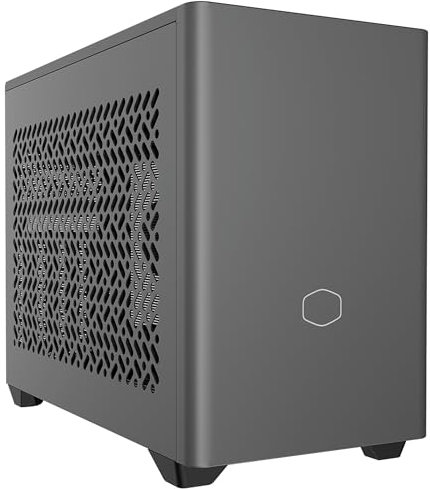 Cooler Master NR200P MAX V2 Mini-ITX SFF Case - 280mm AIO Cooler, 850W SFX Gold ATX 3.0 PSU, Upgraded Design, Large GPU Support, PCIe 4.0 Riser Cable, USB 3.2 Gen 2x2 Type-C Port - UK Plug