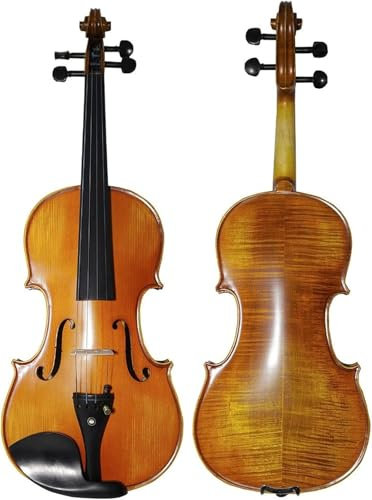 Erwachsene Geige Matt 4/4 Violine Natürliche Streifen Ahorn Meister Handwerk Antique Professional Violine Musikinstrument + Bogen Kolophonium,1/4