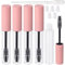 Empty Mascara Tube and Eyelash Wand Refillable Plastic Mascara Tubes 10ml Eyelash Cream Clear Container Bottle Empty for Castor Oil with Inner Plug Avoid Leaking