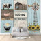 Moderne Fototapete Bauernhof Windmühle Tiere Kreatives Wandbild 250 x 175 cm Wandbilder Kunstdruck Für Büro Flur Hotel Treppe Kinderzimmer Heimdekoration Bunt