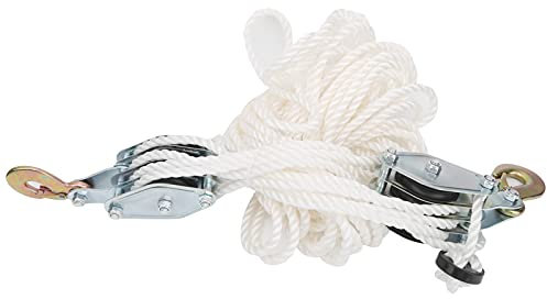 4000LB Load Galvanized Steel Hoist Pulley for Heavy Industrial Objects and Construction Sites