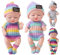 Xinhuju Reborn Puppen, Baby Reborn Puppen - Realistische H4 Stücke Realistische Puppen, Reborn Puppen für Kleinkinder, Mädchen, Familie, Haus J Garten