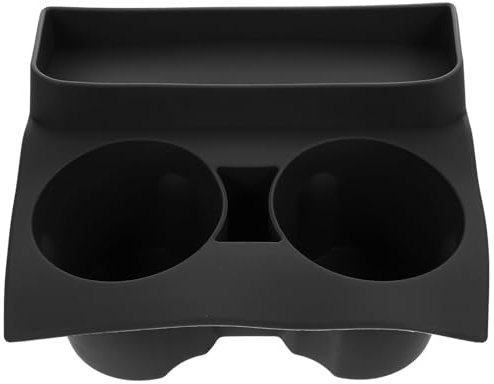 GRIRIW Auto Getränkehalter Mit Silikon Tablett Ablagefach Fürs Fahrzeug Doppel-getränkehalter Für Lkw Organizer Fürs Auto Stauraum Für Getränke