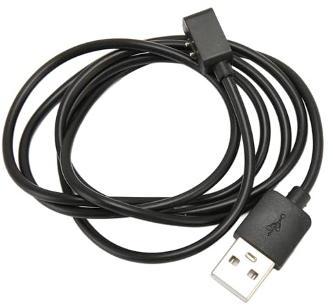 Tomantery Smartwatch, Magnetisches Schnelllade-USB-Kabel für Mi Band 8 NFC, Langlebig, Kompakt, Leicht, Schwarzer Ladeadapter für Reisende