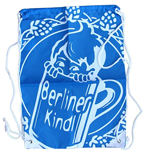 Berliner Kindl Brauerei - Turnbeutel - Rucksack (Blau) - 44 x 31,5 cm