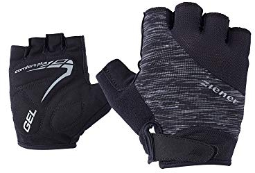 Ziener Herren CENIZ Fahrrad-/Mountainbike-/Radsport-Handschuhe | Kurzfinger - atmungsaktiv/dämpfend, black melange, 8