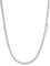 PROSTEEL Collana da Uomo catena scatola piatta 45 cm argento acciaio inossidabile larghezza 4 mm sottile hip hop punk gioiello alla moda regalo Natale